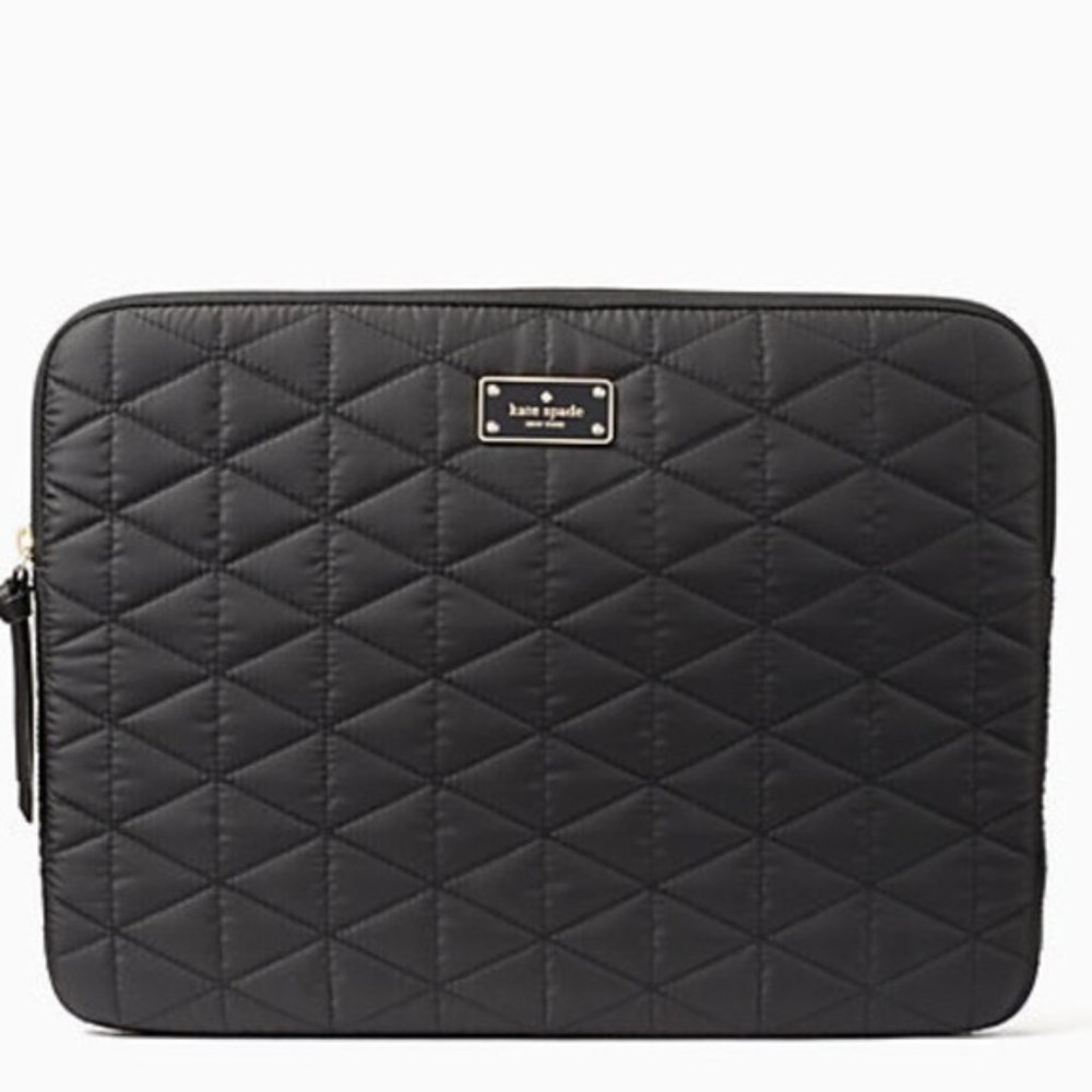 NWT Kate Spade Quilted Laptop Sleeve
